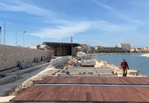 Bari, Molo Sant’Antonio: procedono gli interventi di riqualificazione