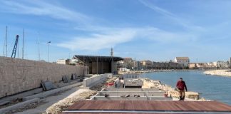 Bari, Molo Sant’Antonio: procedono gli interventi di riqualificazione