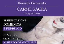 Barletta, presentazione del libro “Carne Sacra”