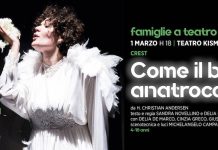 “Come il brutto anatroccolo” in scena il primo marzo al Teatro Kismet di Bari