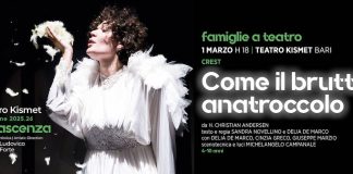 “Come il brutto anatroccolo” in scena il primo marzo al Teatro Kismet di Bari