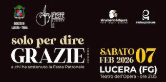 “Solo per dire grazie” concerto dedicato a Mia Martini a Lucera