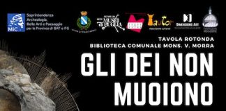 A Trinitapoli la tavola rotonda “Gli dei non muoiono mai”