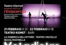 Flavia Mastrella e Antonio Rezza in “Metadietro” al Teatro Kismet di Bari