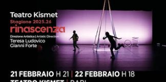 Flavia Mastrella e Antonio Rezza in “Metadietro” al Teatro Kismet di Bari