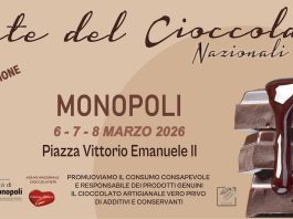 Festa del Cioccolato a Monopoli dal 6 all’8 Marzo 2026