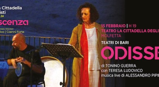 Alla Cittadella degli artisti di Molfetta va in scena “Odissea”