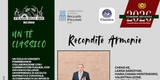 Trani, Un Tè Classico: il primo concerto è “Recondite Armonie”