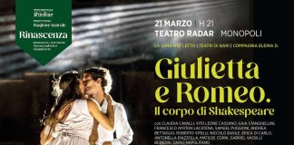 “Giulietta e Romeo. Il corpo di Shakespeare” al Teatro Radar di Monopoli