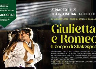 “Giulietta e Romeo. Il corpo di Shakespeare” al Teatro Radar di Monopoli
