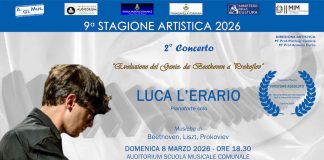 Il pianista Luca L’Erario in concerto a Francavilla Fontana