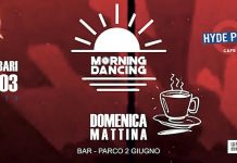 Al via “Morning Day” all’Hyde Park Café di Bari