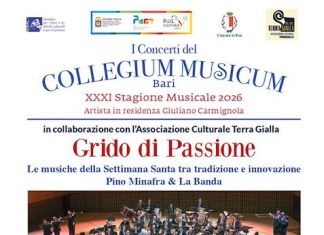 A Bari il concerto “Grido di Passione” con Pino Minafra & La Banda