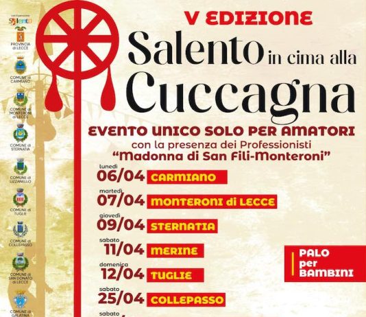 “Salento in Cima alla Cuccagna” dal 6 aprile la quinta edizione