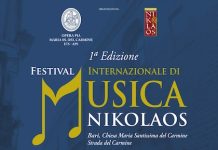 Bari, al via il Festival Internazionale di Musica “Nikolaos”