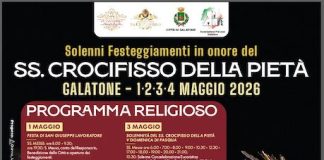 Festa del SS. Crocifisso della Pietà 2026 a Galatone
