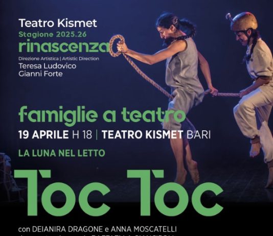 Toc Toc in scena a Bari per Famiglie a Teatro Kismet