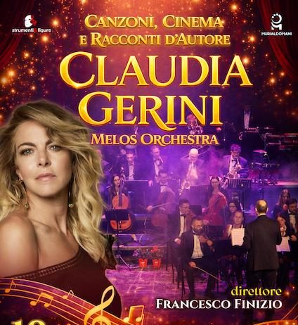 Claudia Gerini in “Canzoni, cinema e racconti d’autore” a Lucera