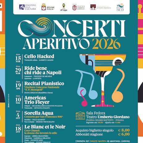 Foggia, Concerti Aperitivo “Suoni del Sud”: il 18 ottobre va in scena “Le Blanc et le Noir”