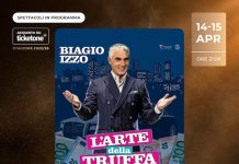 Biagio Izzo in “L’arte della truffa” a Bitritto