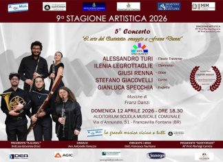 Il “Rota Wind Quintet”, il 12 aprile 2026, a Francavilla Fontana