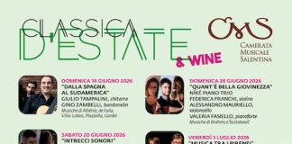 “Classica d’Estate… & wine” dal 14 giugno 2026 a Lecce