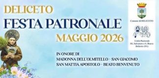 A Deliceto dal 5 maggio la Festa dei Santi Patroni