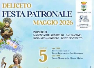 A Deliceto dal 5 maggio la Festa dei Santi Patroni
