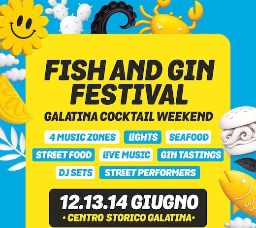 Fish and Gin Festival 2026 arriva a Galatina