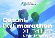 Ostuni Half Marathon, il 31 maggio la 12esima edizione