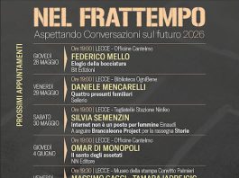 Lecce, “Nel frattempo. Conversazioni sul Futuro”: gli appuntamenti dal 28 maggio al 18 giugno