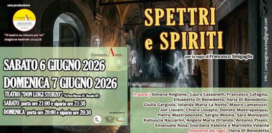 “Spettri e Spiriti” della CompagniAurea in scena a Bisceglie