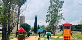 Inaugurate nuove aree giochi a Bari