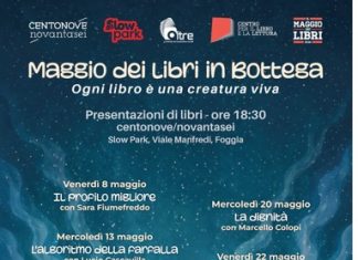 Foggia, al via il “Maggio dei Libri in Bottega”