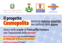 Francavilla Fontana, progetto Cosmopolita: le mostre contro la violenza di genere nelle scuole