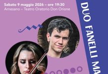 Ludovica Fanelli e Giulio Mareschi in concerto ad Arnesano