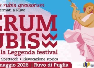 “Rerum Rubis. Carafa e la Leggenda Festival”: dal 28 al 30 maggio a Ruvo di Puglia