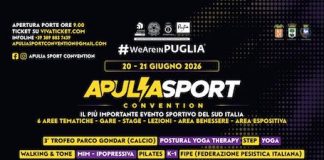 Apulia Sport Convention il 20 e 21 giugno a Gallipoli