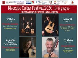 Bisceglie Guitar Festival dal 13 al 17 giugno 2026