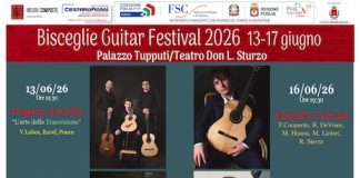 Bisceglie Guitar Festival dal 13 al 17 giugno 2026