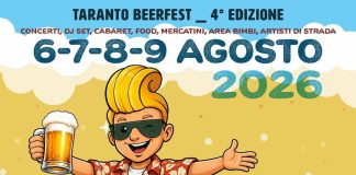 Taranto Beer Fest 2026, dal 6 al 9 agosto la quarta edizione