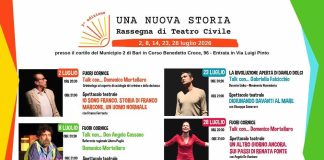 Torna a Bari “Una Nuova Storia”: la rassegna di teatro civile del Centro Caponnetto