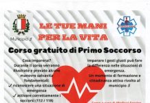 Le tue mani per la vita”: corso gratuito di primo soccorso del Municipio V di Bari