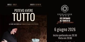 “Potevo avere tutto” di e con Daniele Ridolfi in scena a Trani