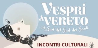“Vespri a Vereto” al via oggi gli incontri culturali a Patù