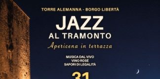 “Jazz al tramonto. Apericena in terrazza”: oggi a Torre Alemanna