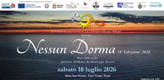 A Trani “Nessun Dorma”: concerto all’alba con il Duo Alborada