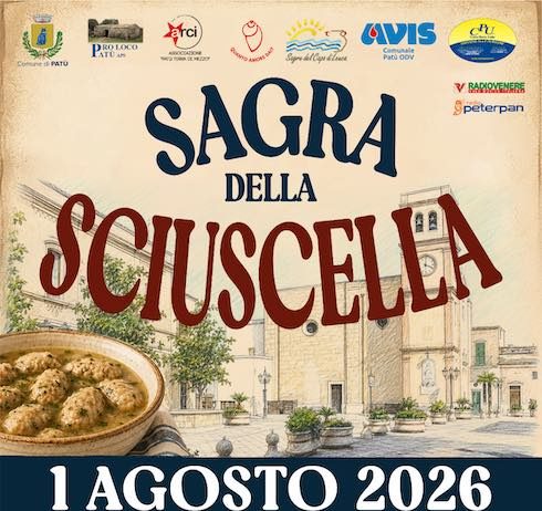 La Sagra della Sciuscella torna il primo agosto a Patù
