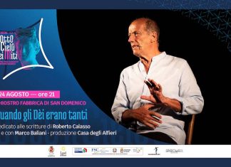 “Quando gli dèi erano tanti” con Marco Baliani il 24 agosto a Molfetta