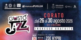 Festival GustoJazz a Corato dal 26 al 30 agosto 2026